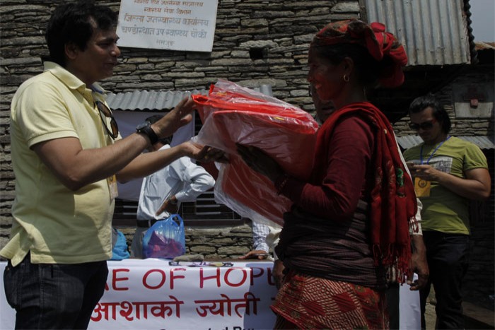 “Flame of Hope Nepal” Has Reached Five Affected Regions of Nepal 18th May 2015